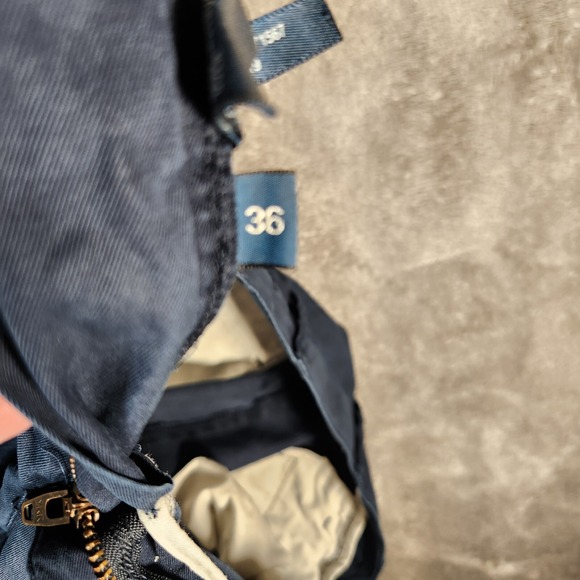 Polo Ralph Lauren Tyler Short Men's 36X9 Blue Chino Pleated Golf Beach - Picture 9 of 15